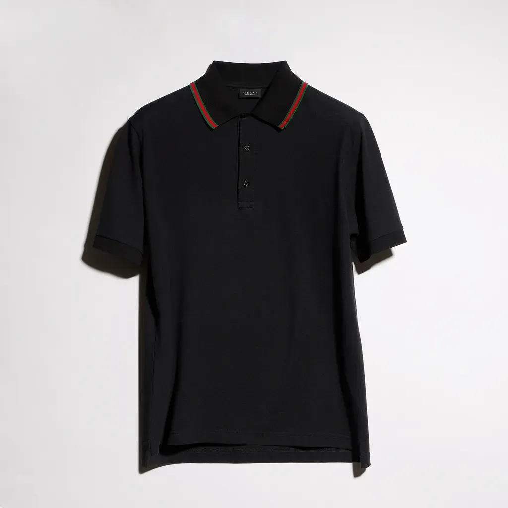 Cotton Jersey Piquet Polo Shirt