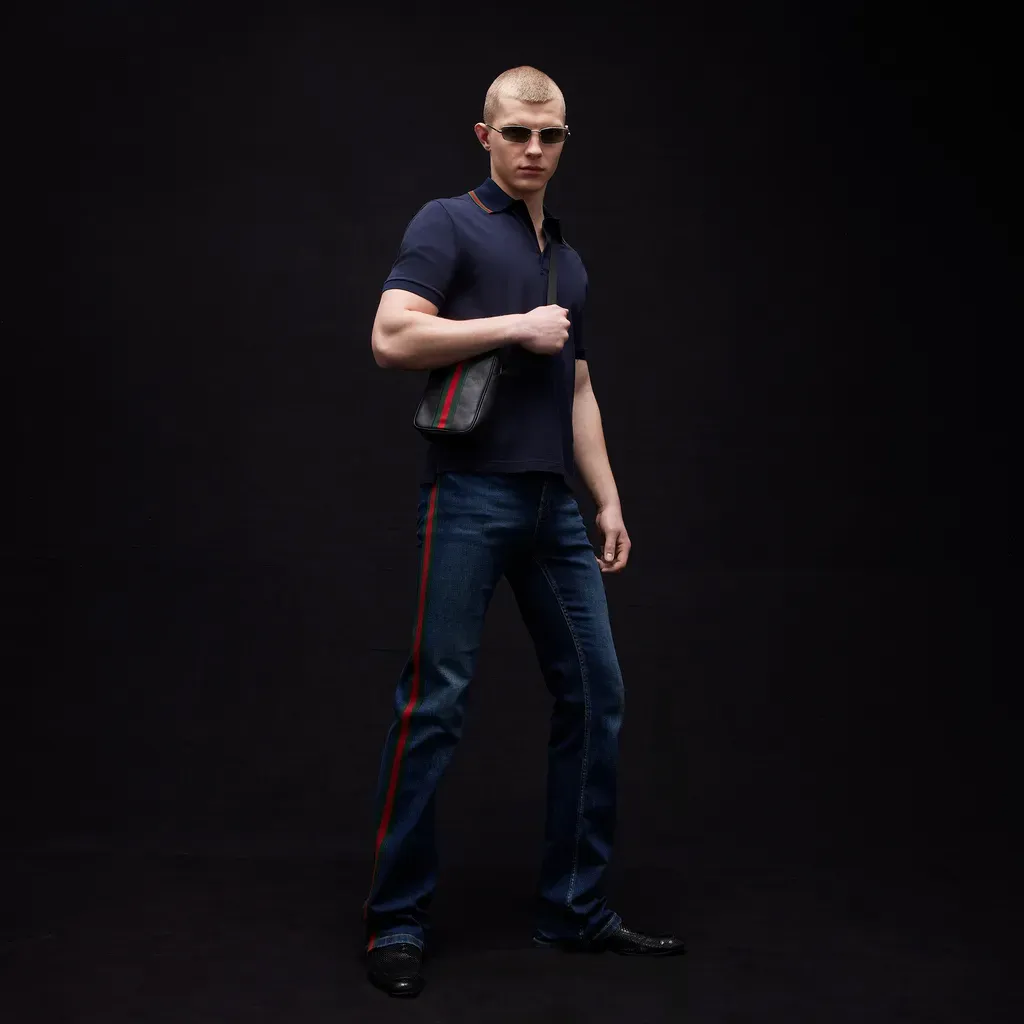 Cotton Jersey Piquet Polo Shirt