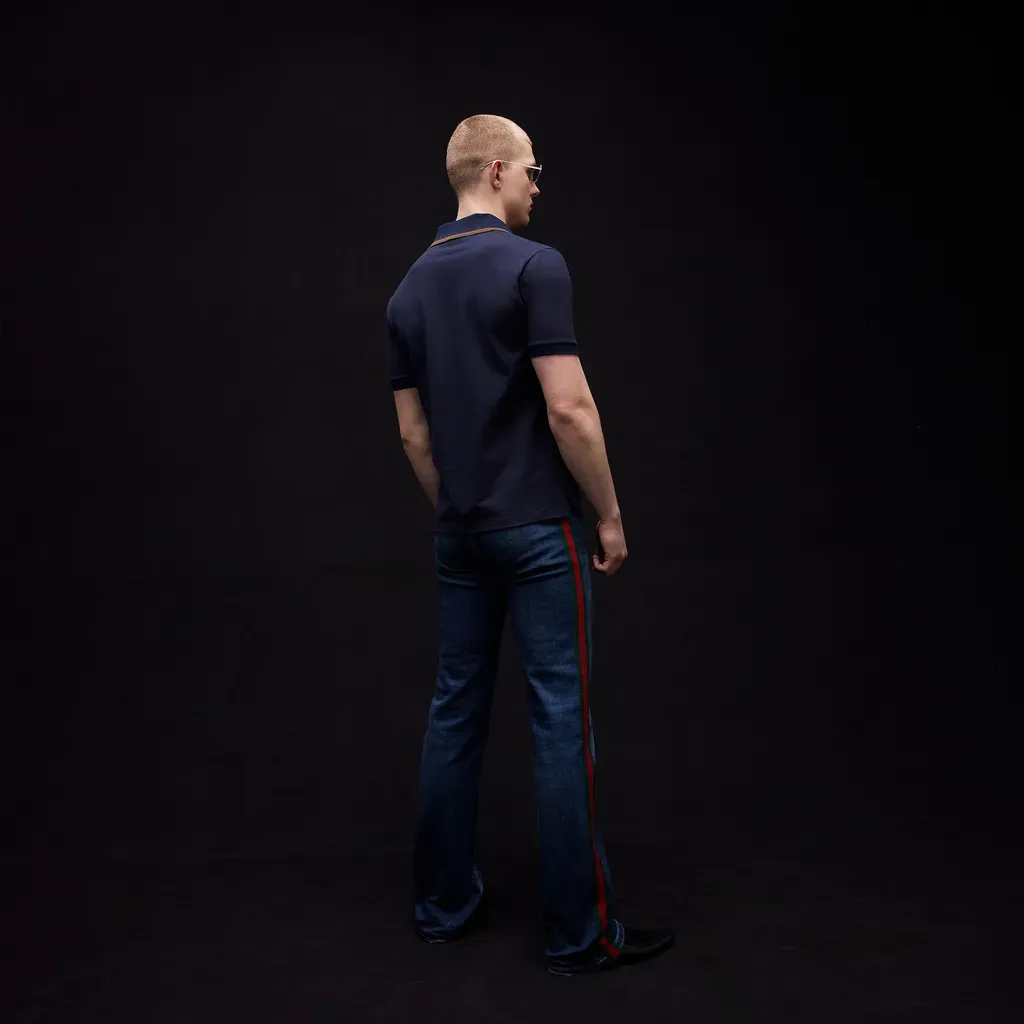 Cotton Jersey Piquet Polo Shirt