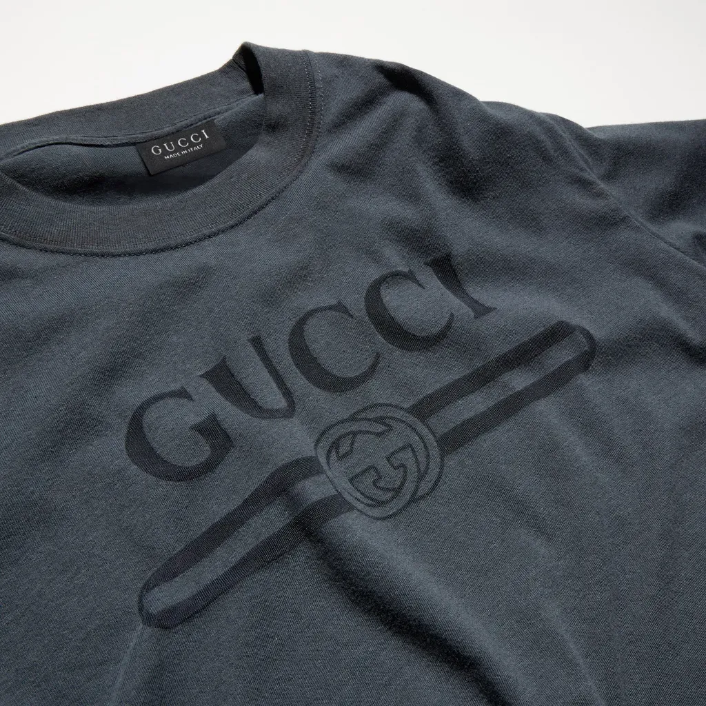 Cotton Jersey T-Shirt With Devoré Detail