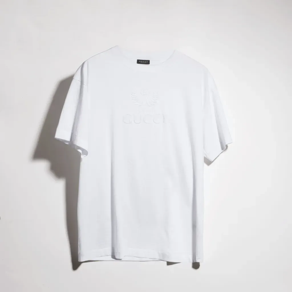 Cotton Jersey T-Shirt With Embroidery