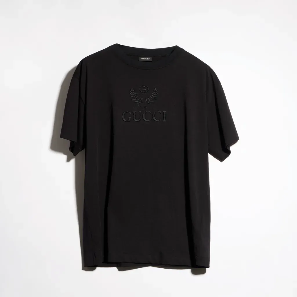 Cotton Jersey T-Shirt With Embroidery