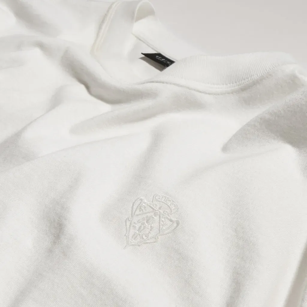 Cotton Silk Jersey T-Shirt With Embroidery