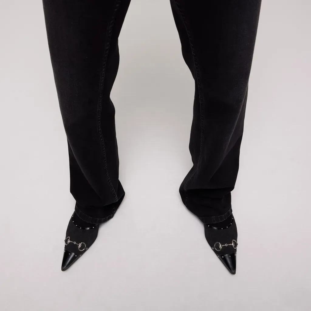 Point-Toe Studded Loafer