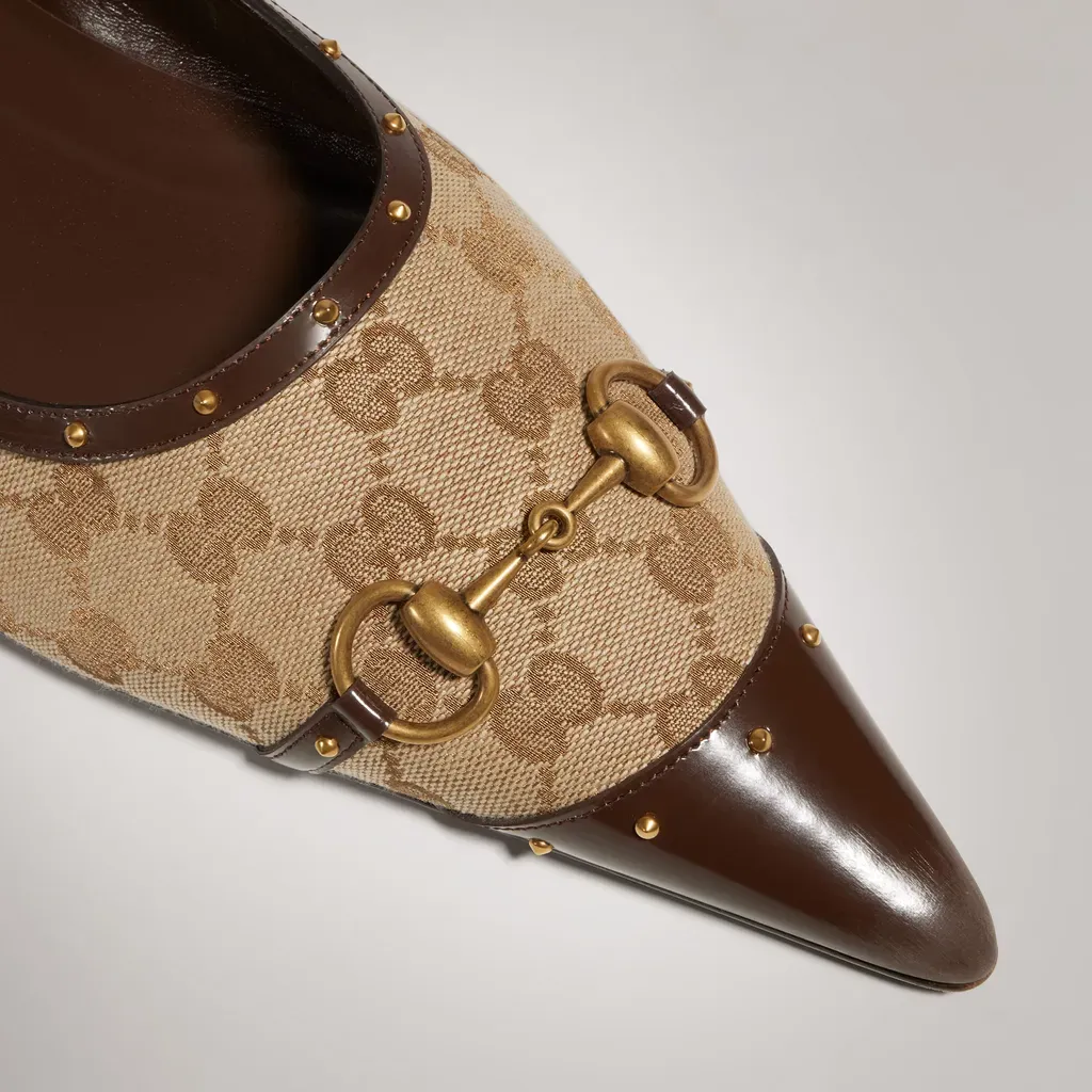 Point-Toe Studded Loafer