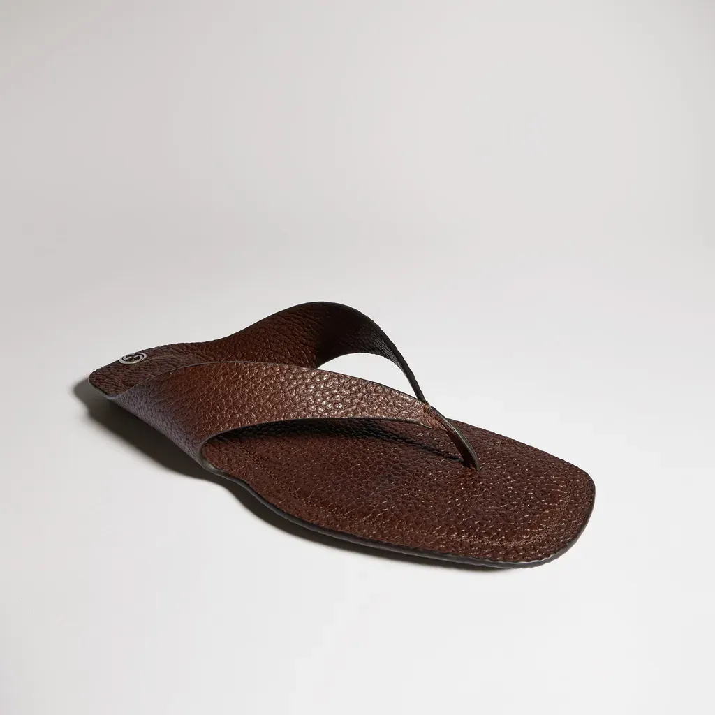Thong Sandal With Interlocking G