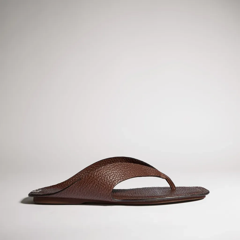 Thong Sandal With Interlocking G