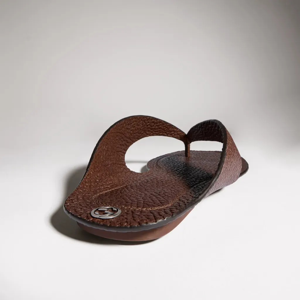 Thong Sandal With Interlocking G