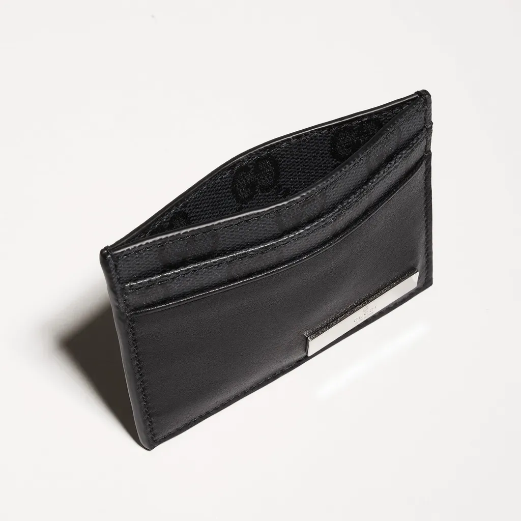 Card Case With Metal Tag