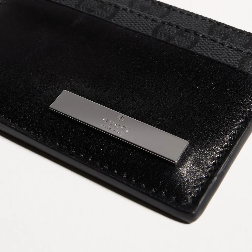 Card Case With Metal Tag