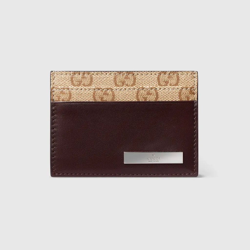 Card Case With Metal Tag