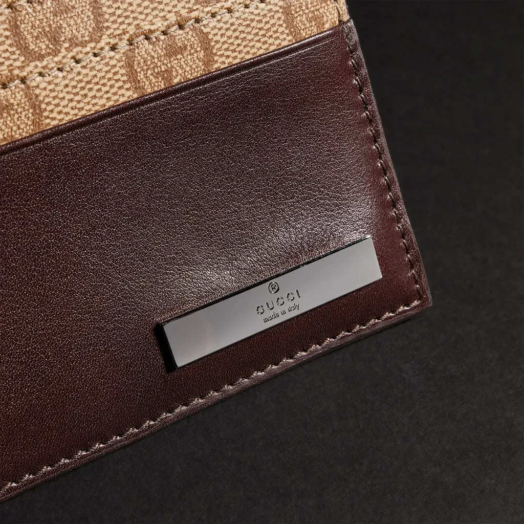 Card Case With Metal Tag