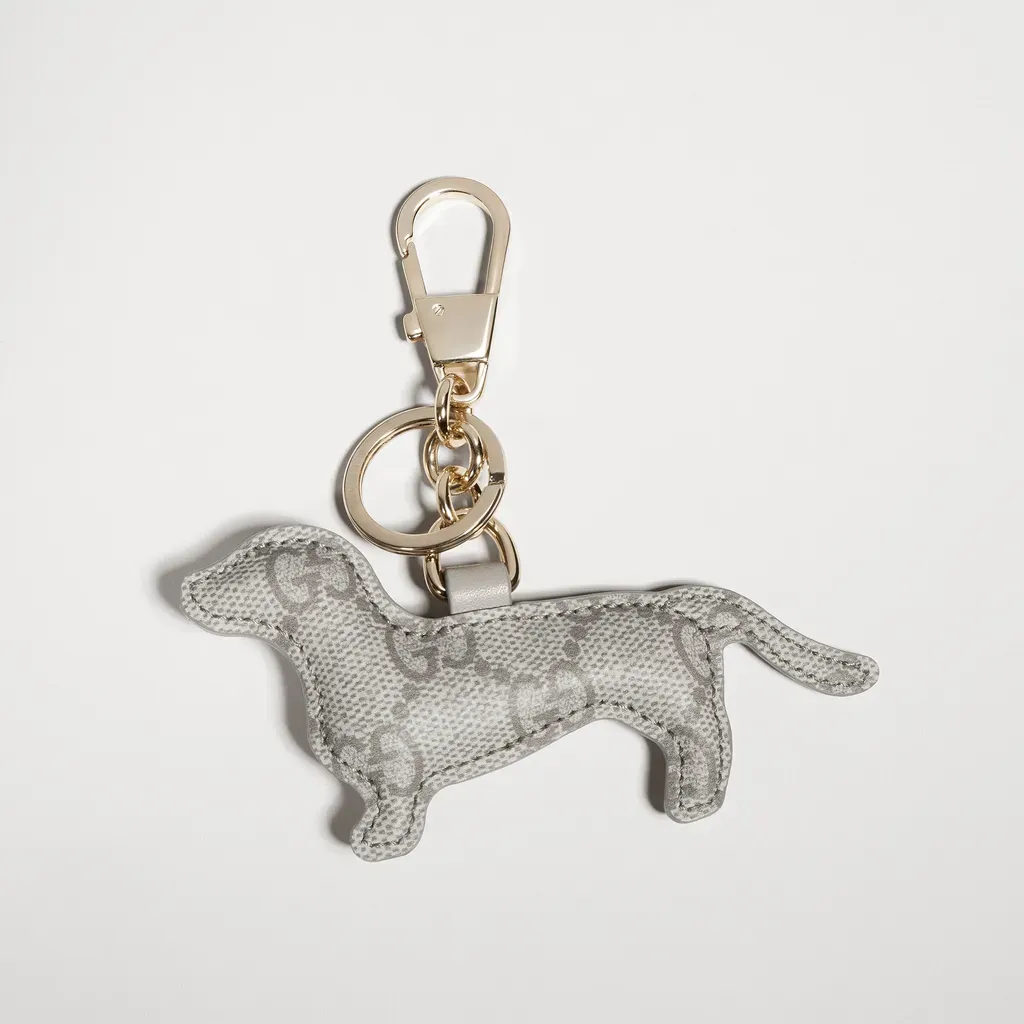Dog-Shaped Bag Charm