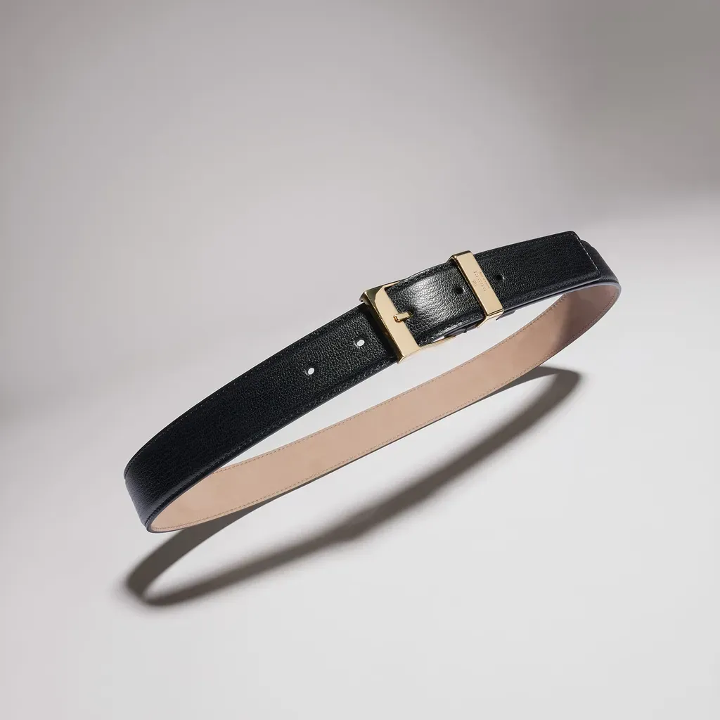 Belt With Squared Buckle