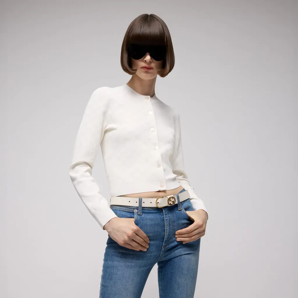 Belt With Round Buckle