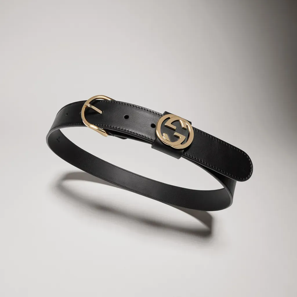 Belt With Round Buckle