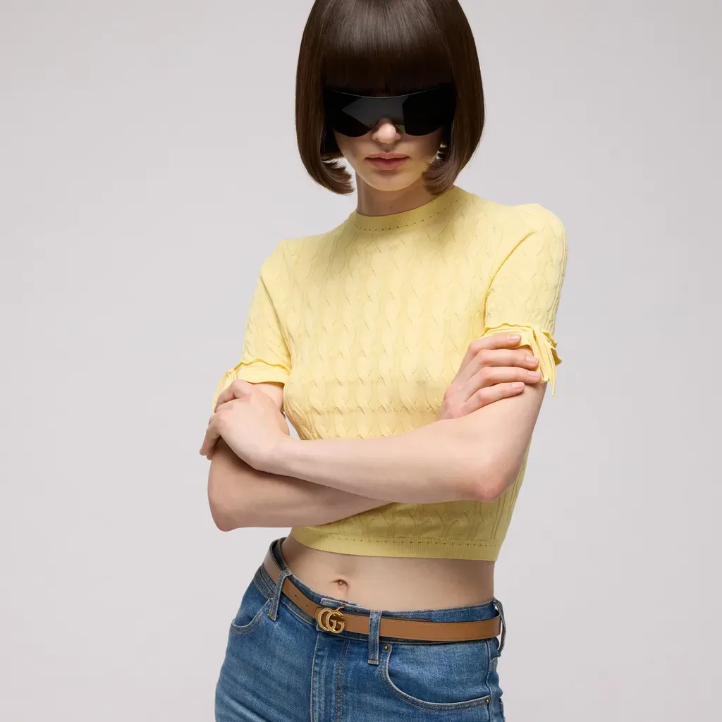 Reversible Gg Marmont Thin Belt