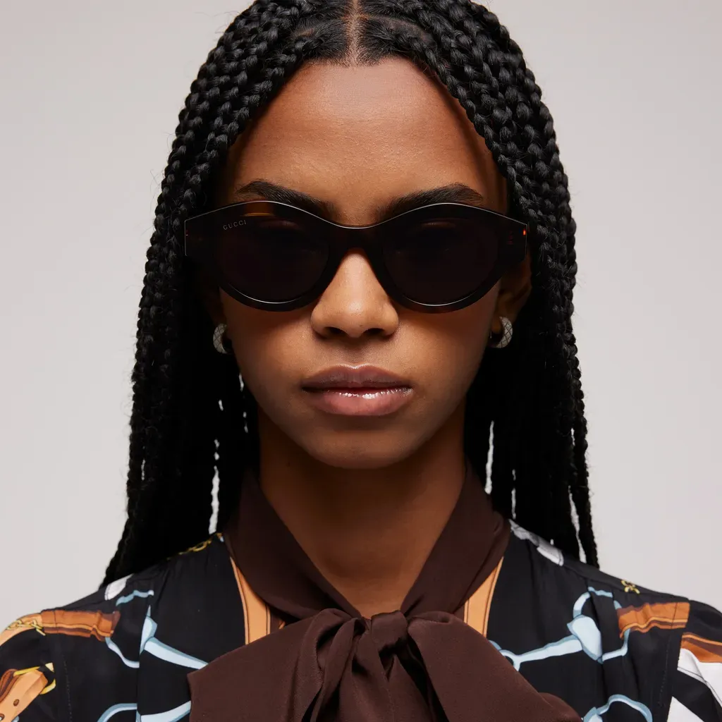 Cat-Eye Frame Sunglasses
