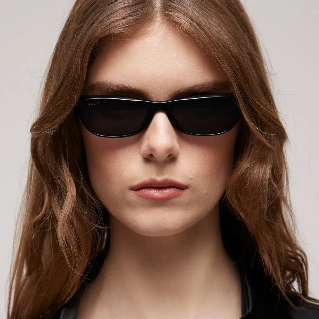 Geometric-Frame Sunglasses