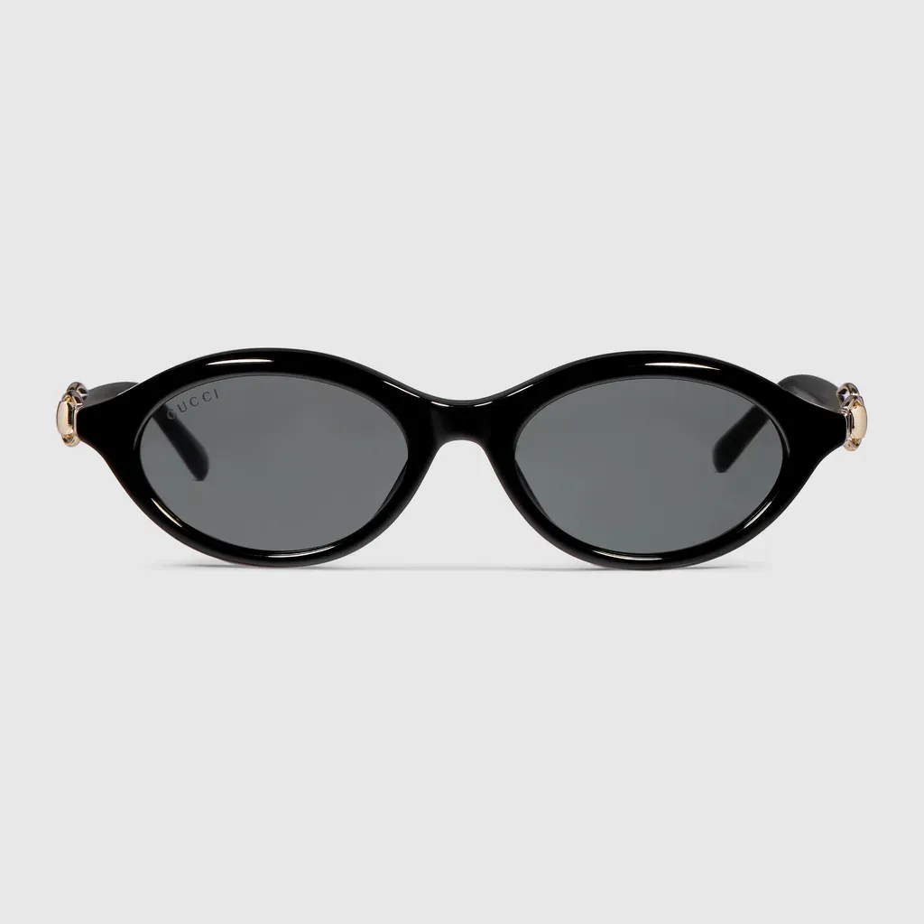 Oval-Frame Sunglasses
