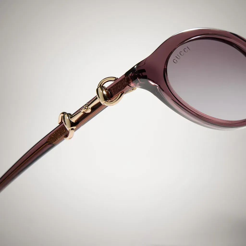 Oval-Frame Sunglasses