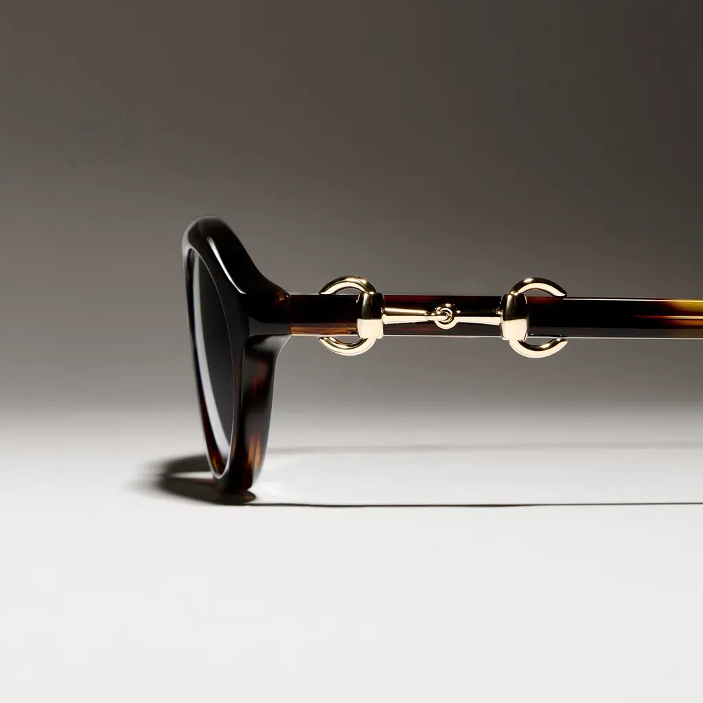 Oval-Frame Sunglasses