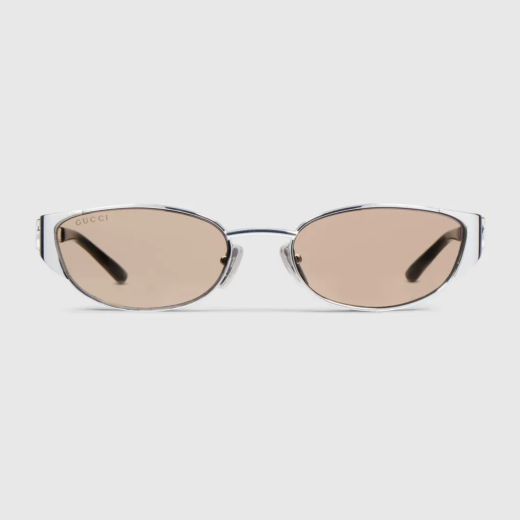 Oval-Frame Sunglasses