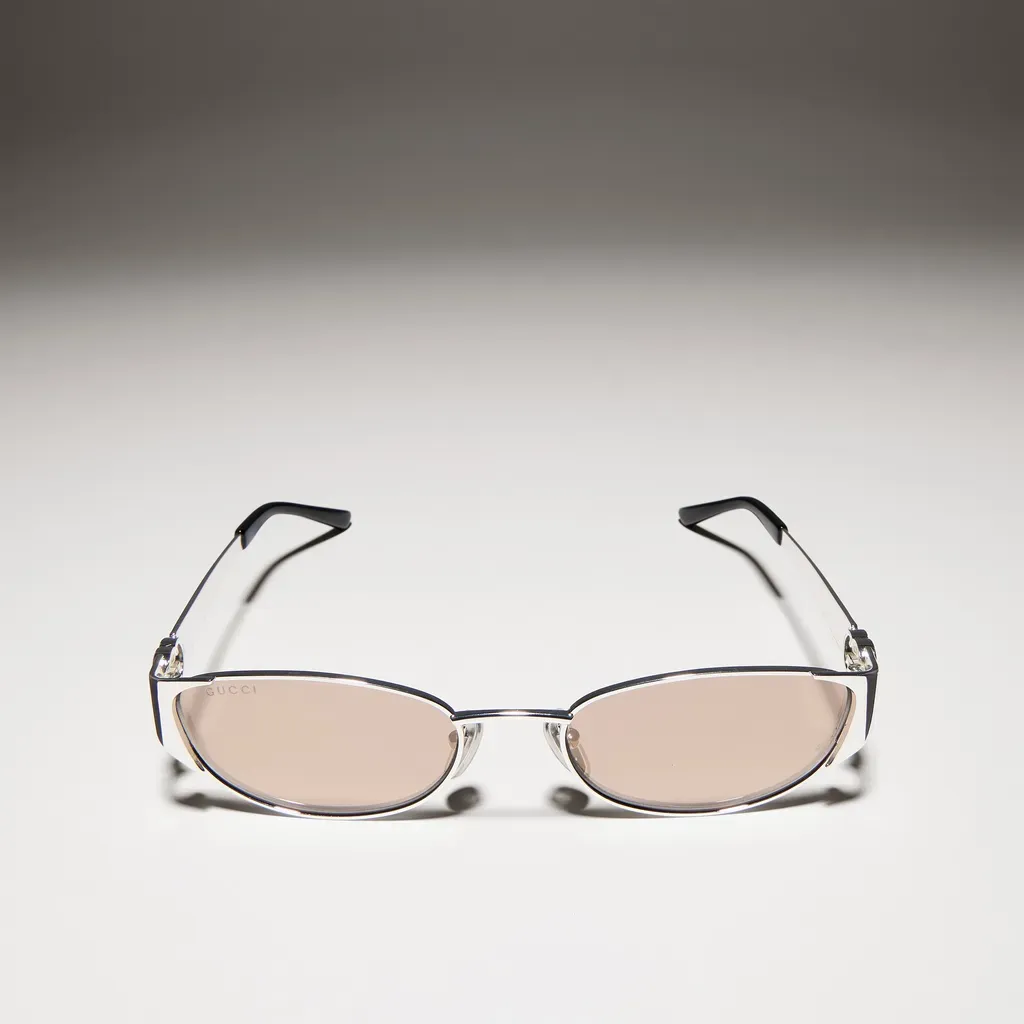 Oval-Frame Sunglasses