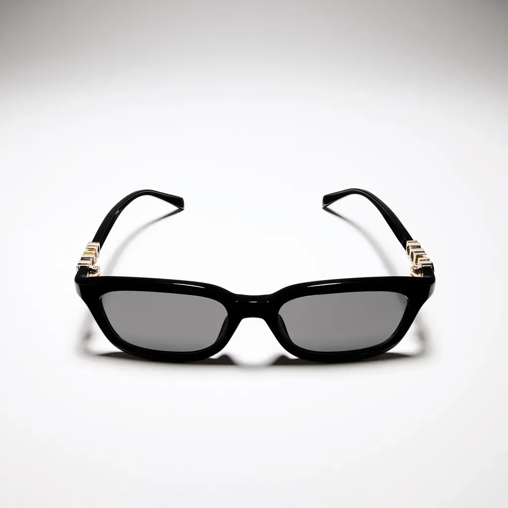 Rectangular-Frame Sunglasses