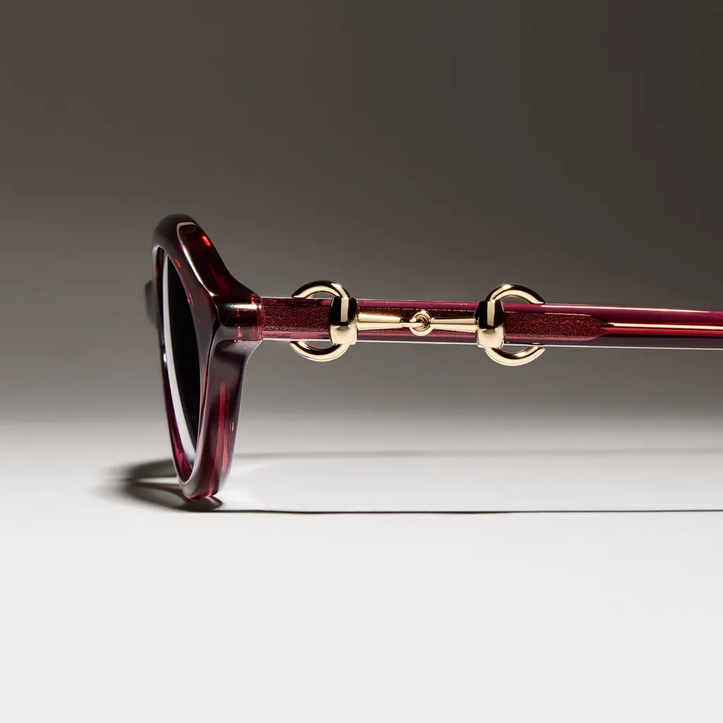 Oval-Frame Sunglasses