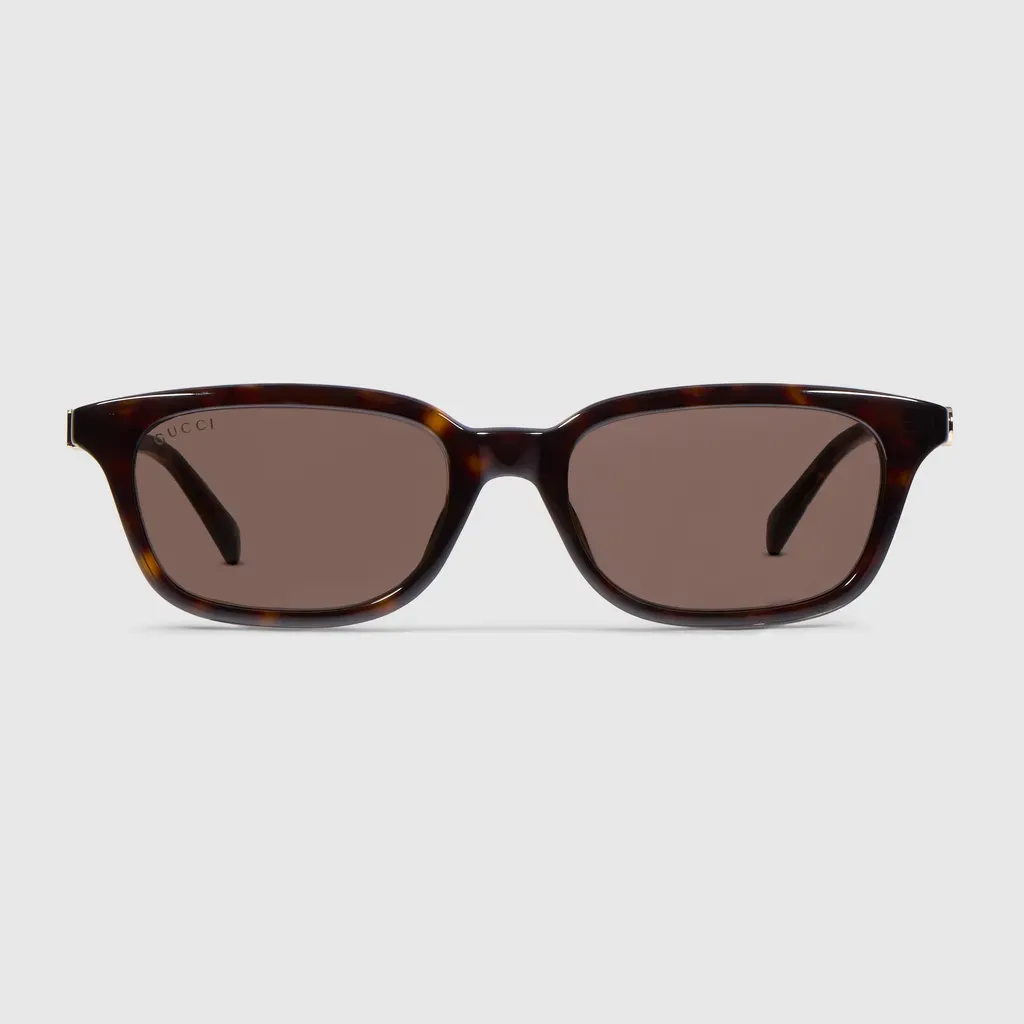 Rectangular-Frame Sunglasses