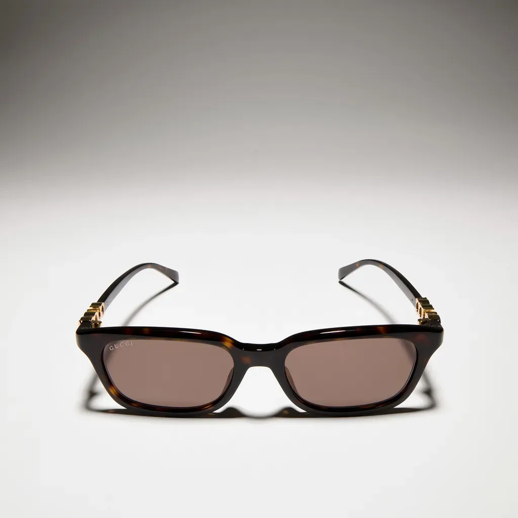 Rectangular-Frame Sunglasses