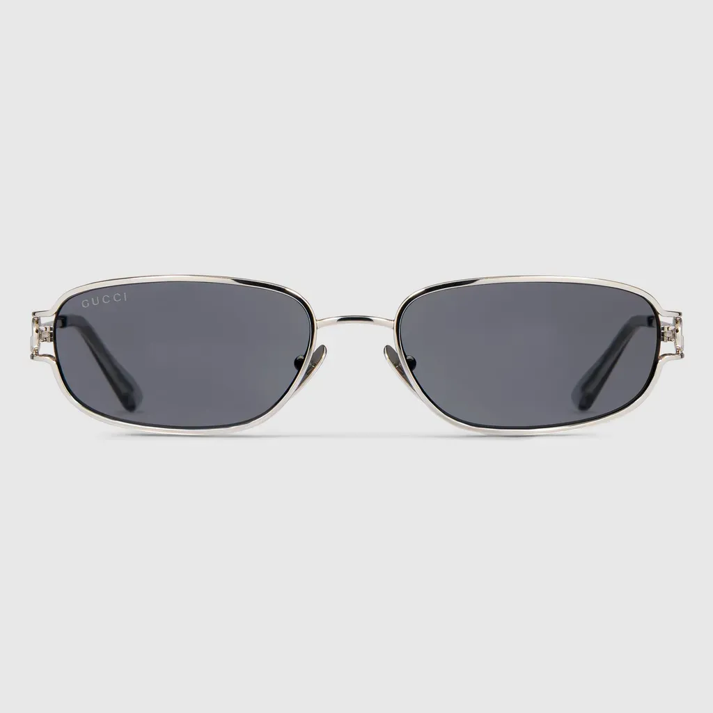 Rectangular-Frame Sunglasses