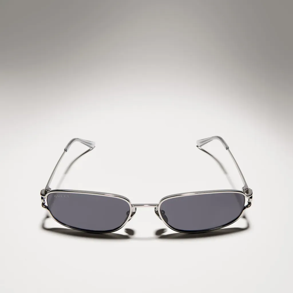 Rectangular-Frame Sunglasses
