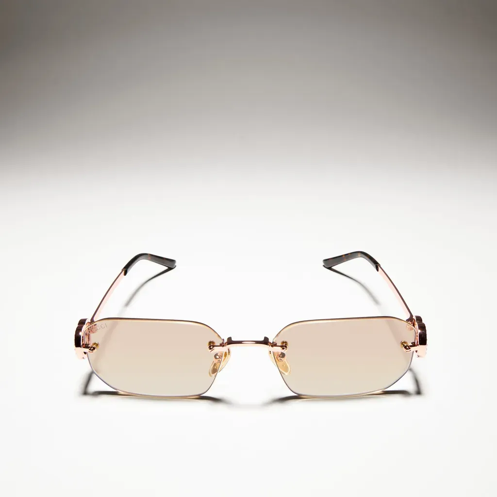 Rectangular-Frame Sunglasses