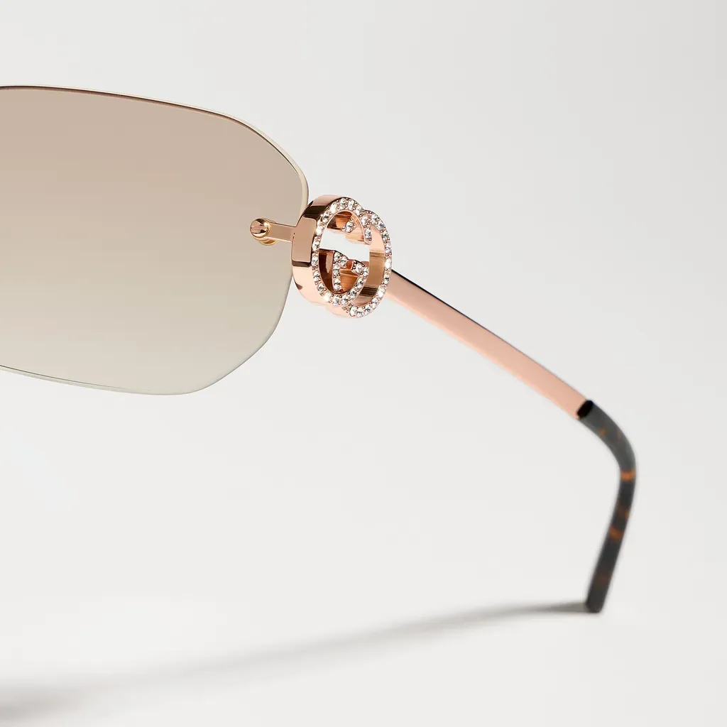 Rectangular-Frame Sunglasses