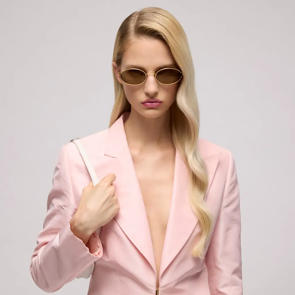 Rectangular-Frame Sunglasses