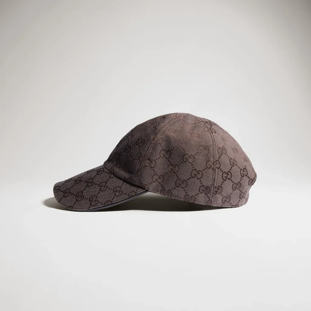 Gg Cotton Canvas Baseball Hat