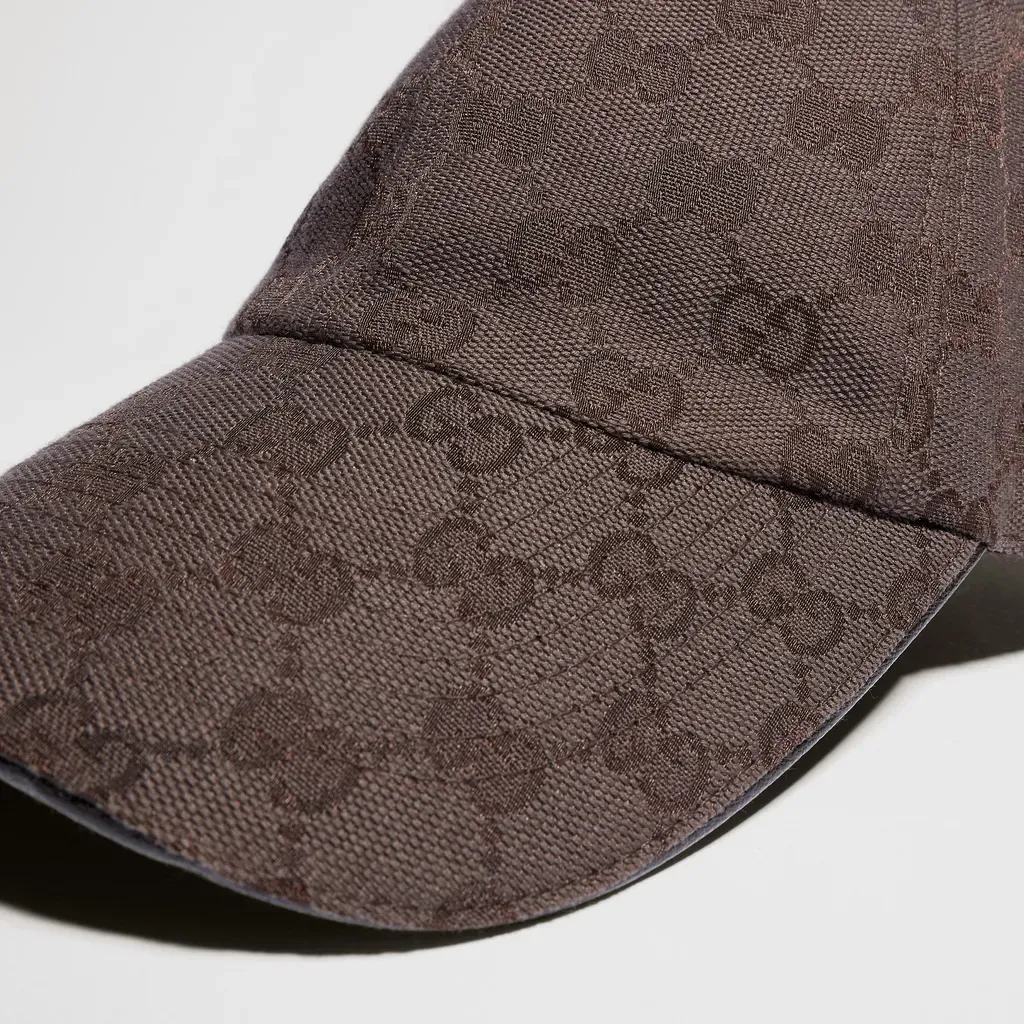 Gg Cotton Canvas Baseball Hat