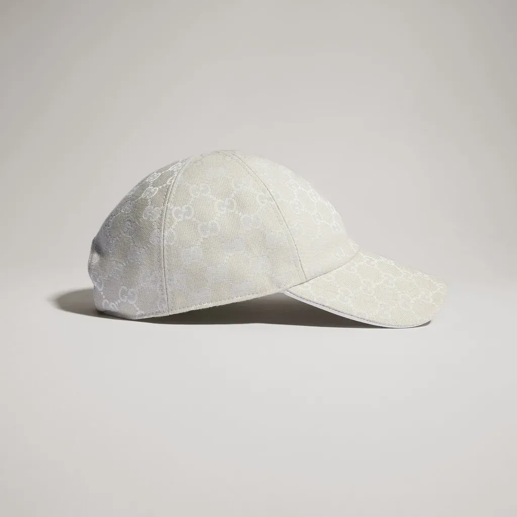 Gg Cotton Canvas Baseball Hat