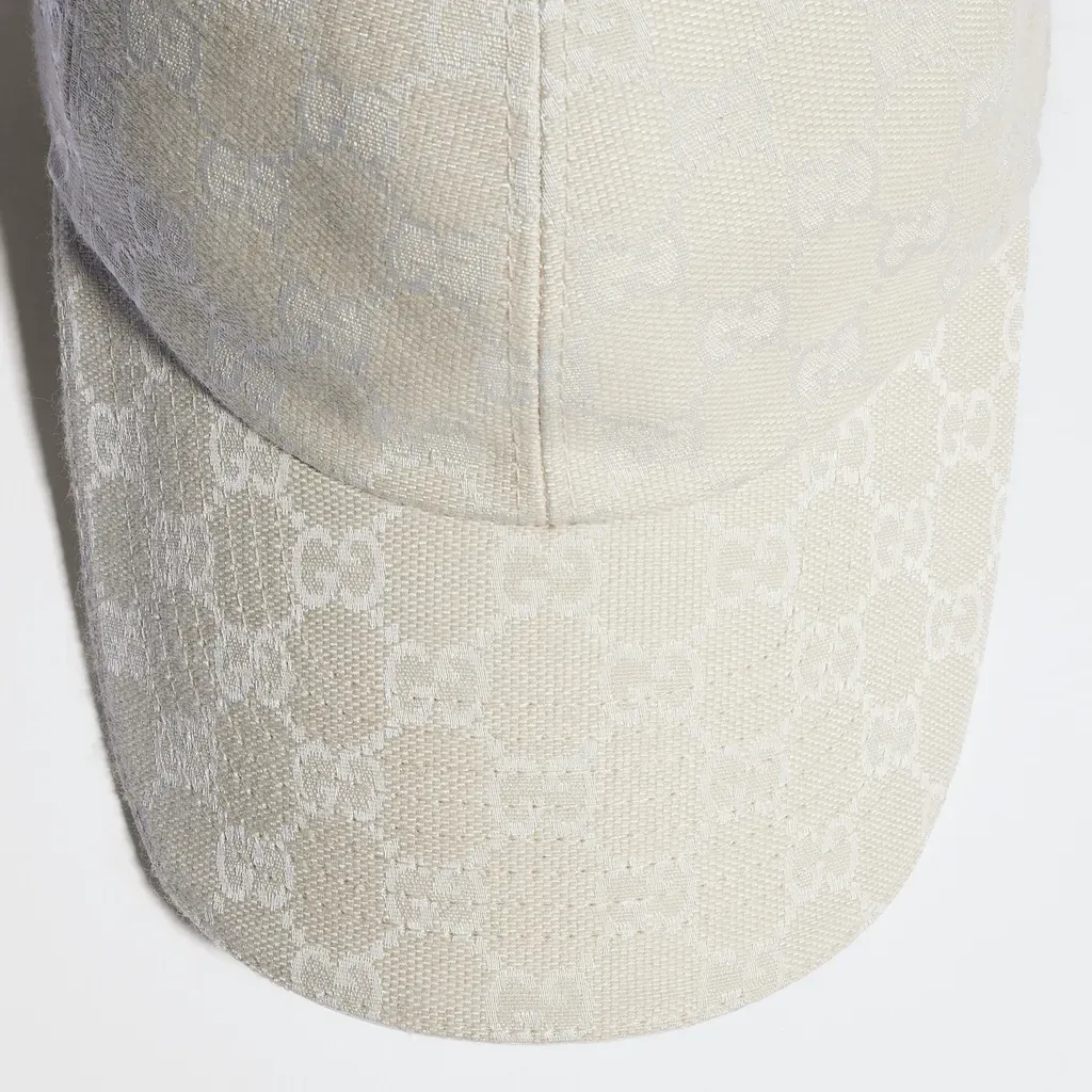 Gg Cotton Canvas Baseball Hat
