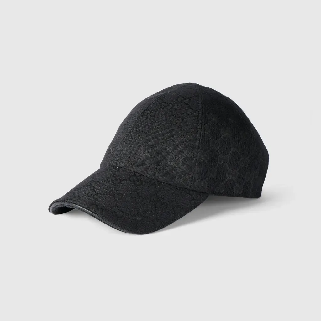 Gg Cotton Canvas Baseball Hat