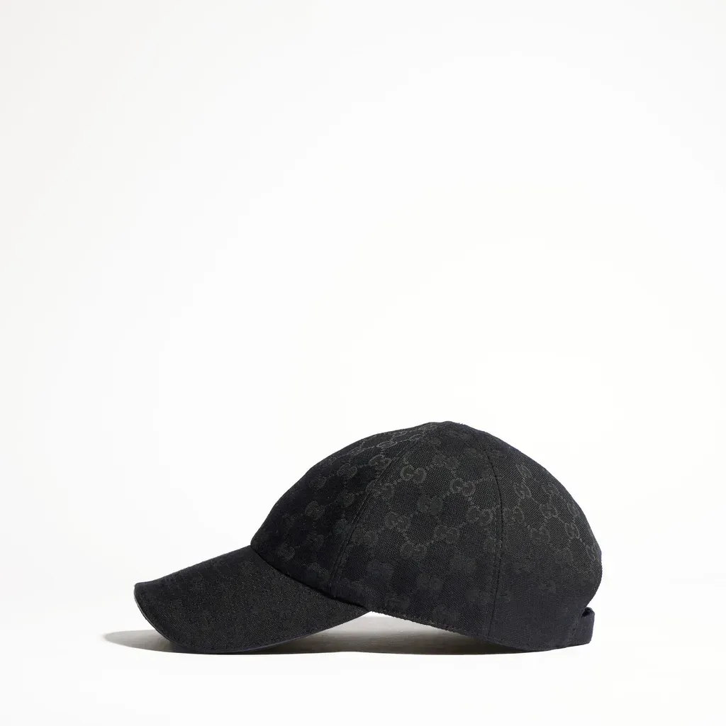 Gg Cotton Canvas Baseball Hat