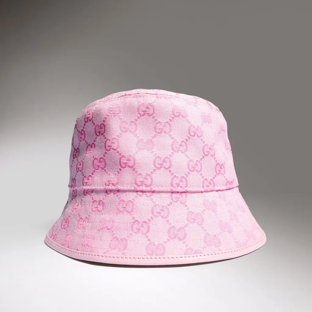 Gg Cotton Canvas Bucket Hat