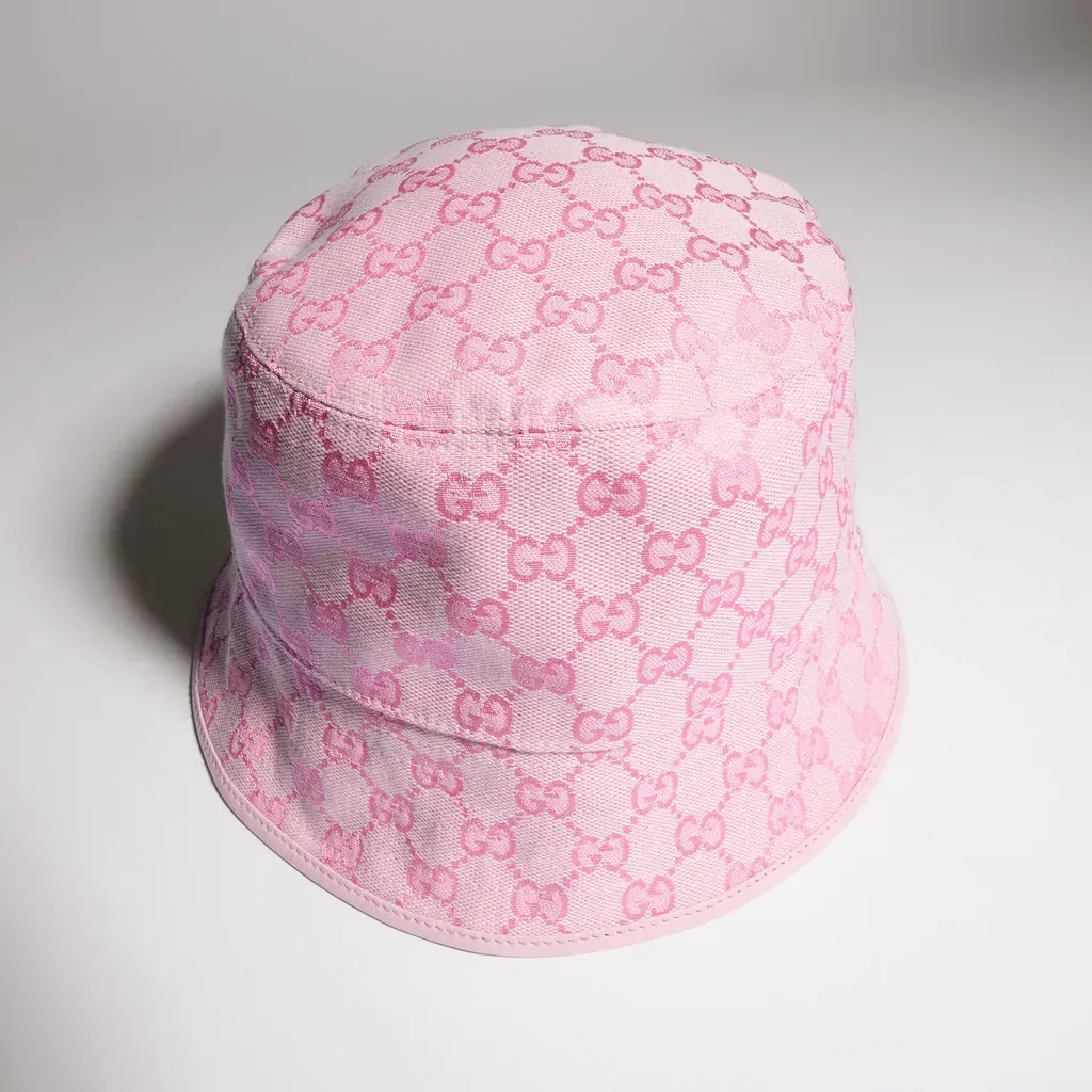 Gg Cotton Canvas Bucket Hat
