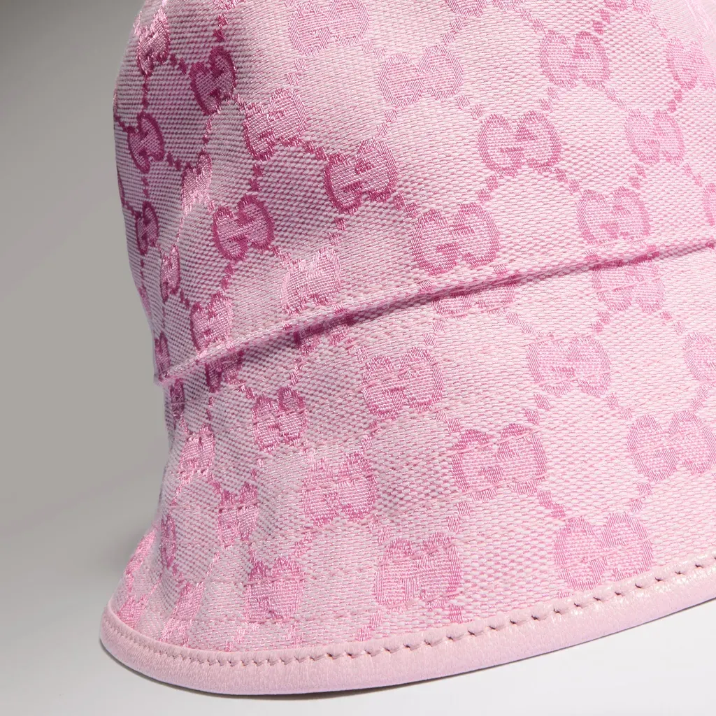 Gg Cotton Canvas Bucket Hat