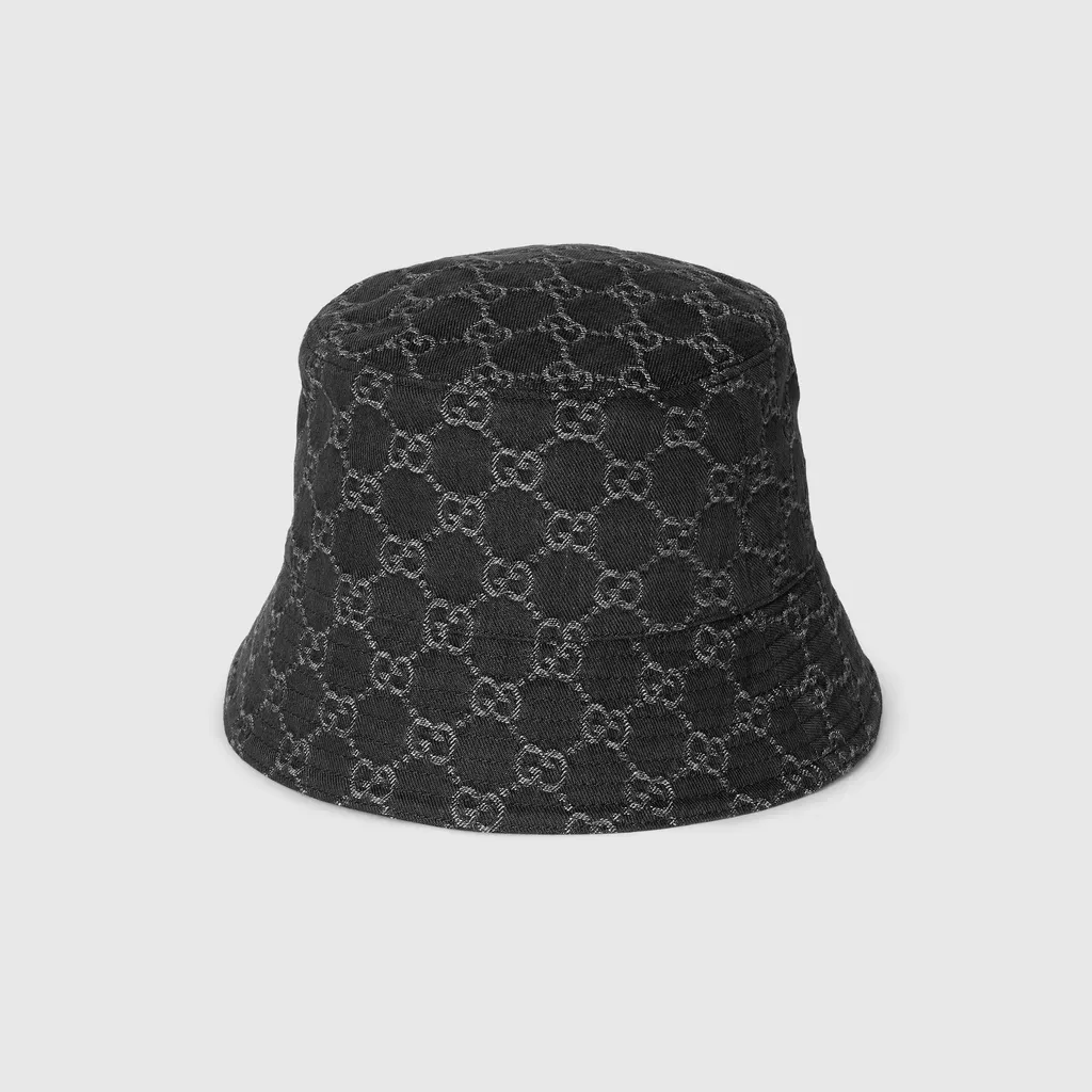 Gg Cotton Denim Bucket Hat