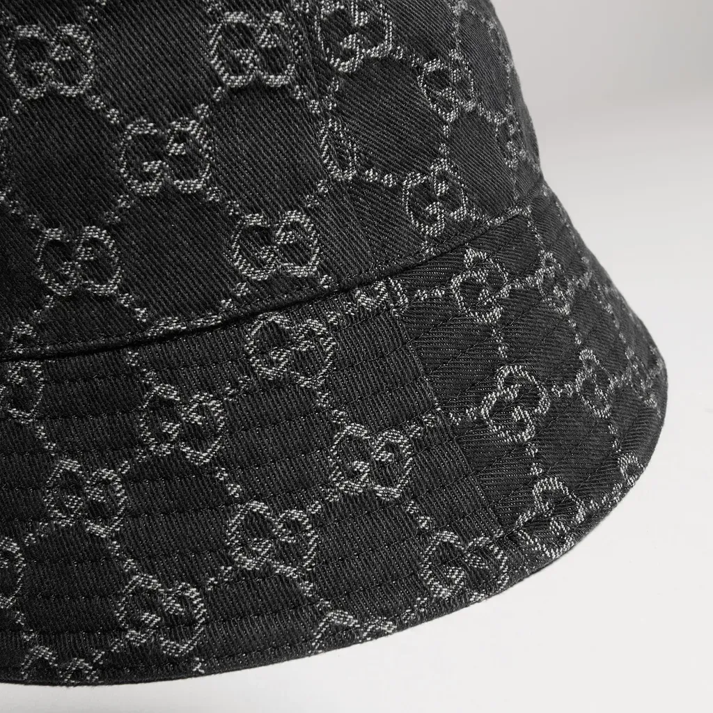 Gg Cotton Denim Bucket Hat