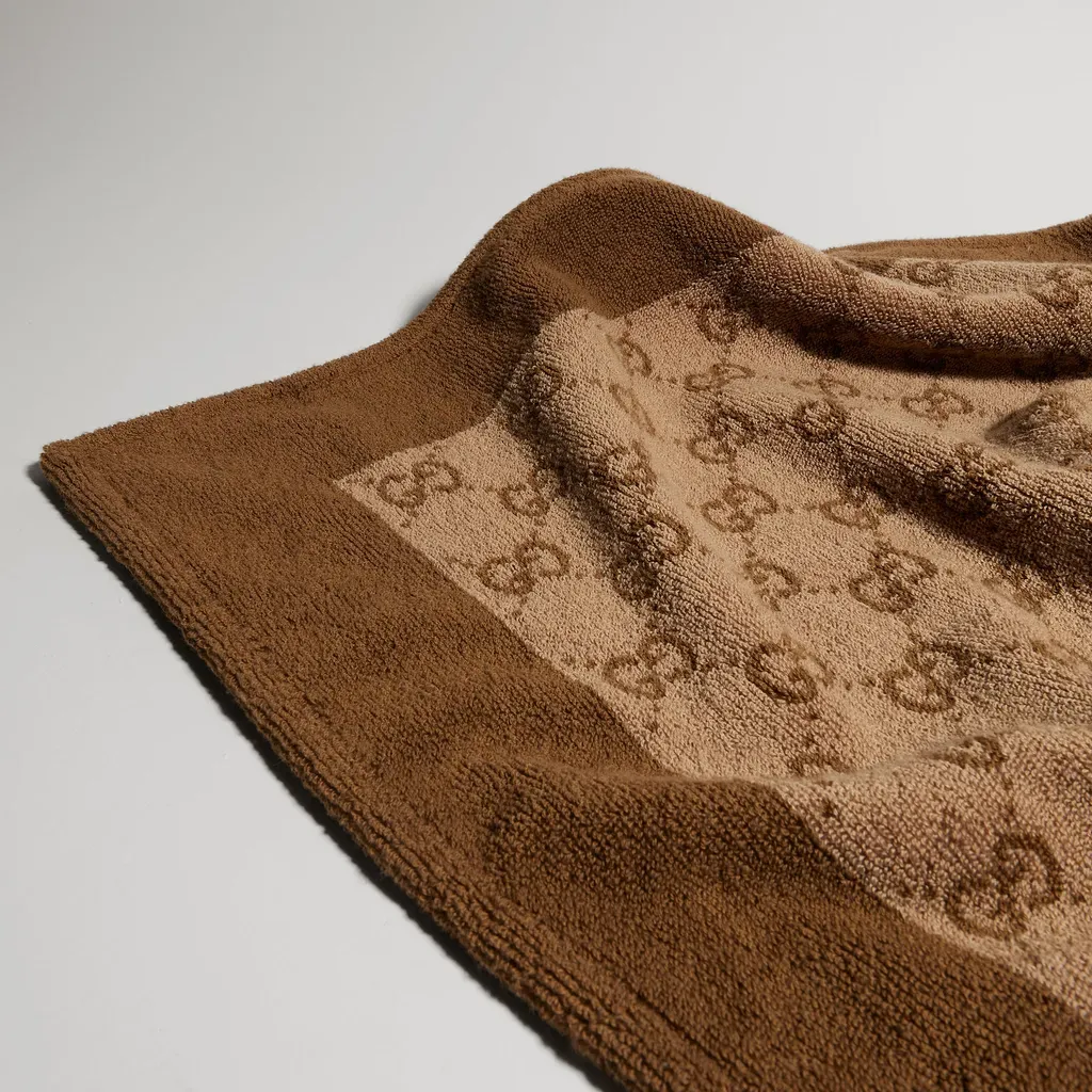 Gg Cotton Terrycloth Beach Blanket