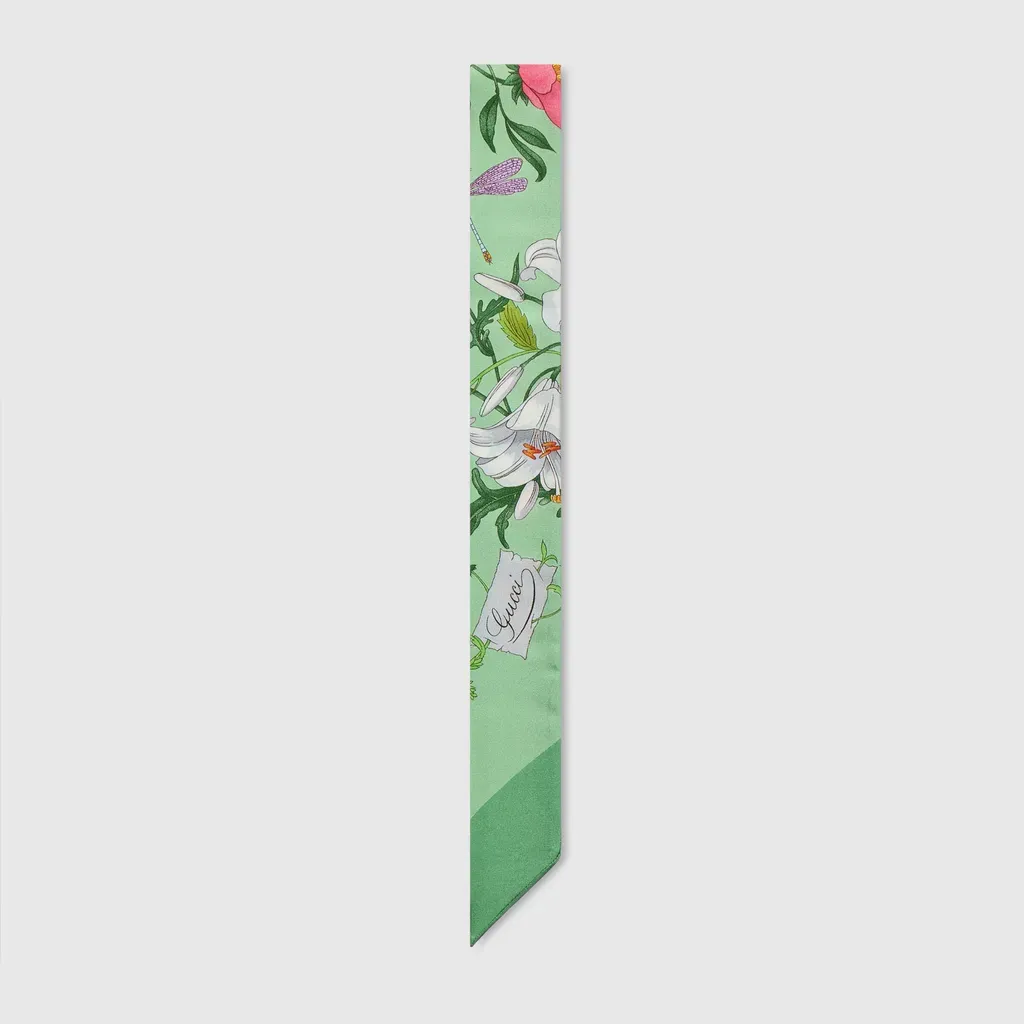 Printed Silk Twill Ribbon